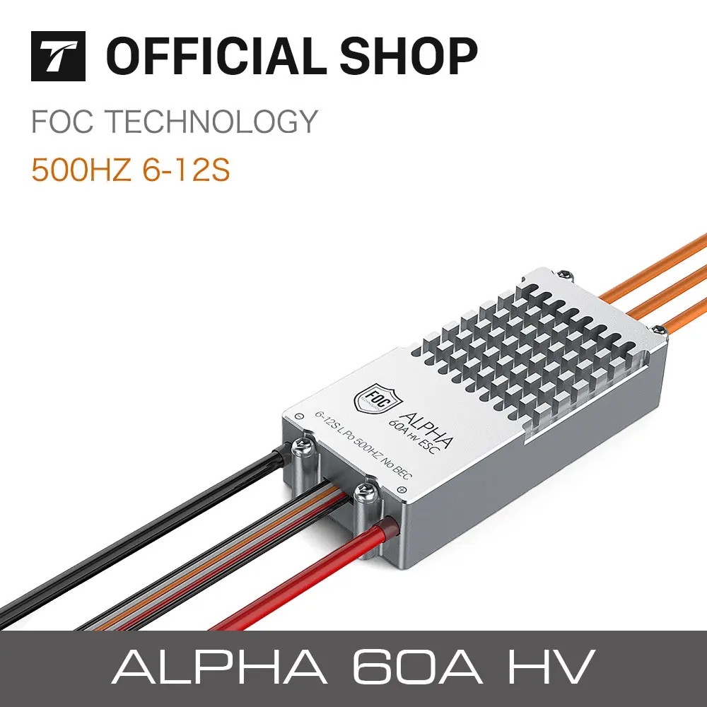 T-motor New released ALPHA 60A/80A/120A 12S HV Speed Controller for RC Drone Multirotor FPV Plane Brushless Motor MN605S U8II