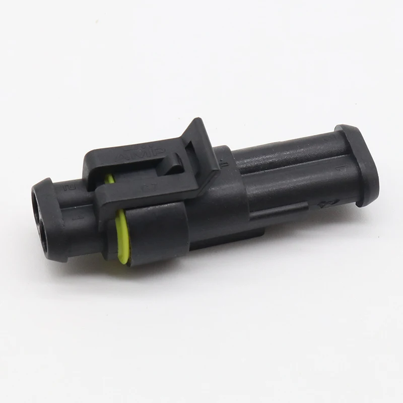 5kits Flame retardancy 2P auto connector waterproof automotive Wire Connector Plug 2 Pins Electrical Car Motorcycle HID