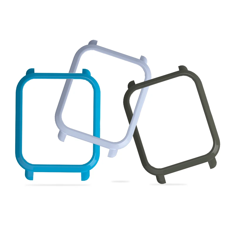 샤오미 화미 어메이즈핏 Bip BIT 라이트용 PC 범퍼 보호대 케이스 커버, 청소년 액세서리 손목 스트랩 보호 케이스