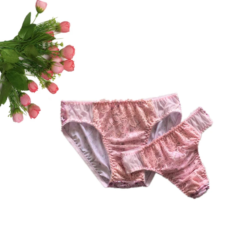 Sous-vêtements en dentelle rose pour hommes, gay, tangas, sous-vêtements Ultra-fins, nouvelle collection