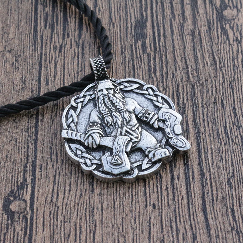 

10pcs lanseis Viking Axe Odin Walknut pendant Norse Thor Pagan Gods jewelry Celt Rune Gift viking Man necklace