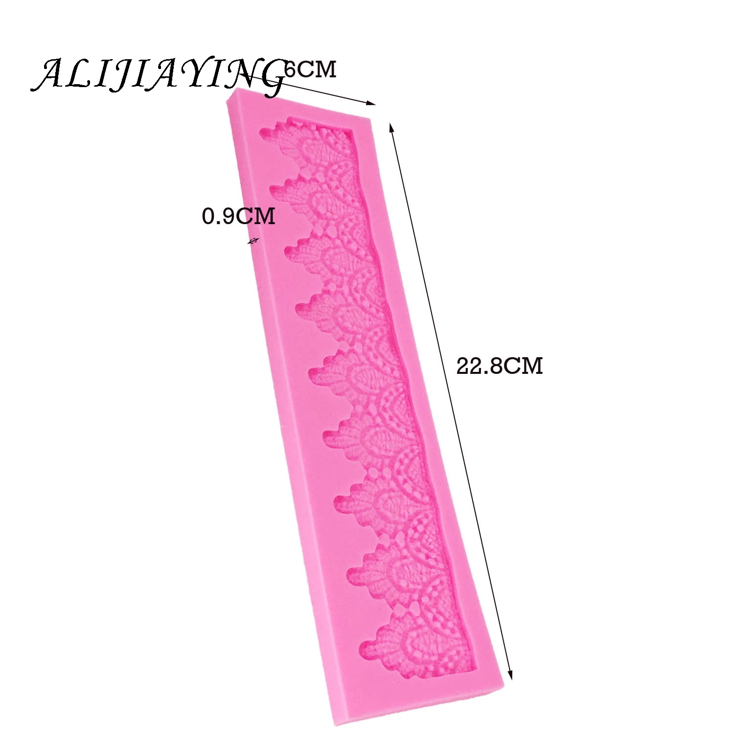 Long strip cake lace border curtain shape Sugarcraft Silicone Molds Gumpaste Chocolate Fondant Cake Decorating Tools D1340