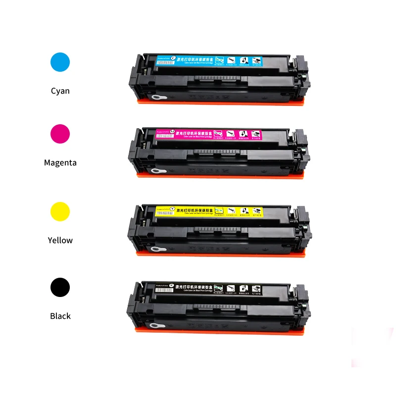 

New hot 202 202a cf500a cf501a cf502a cf503a compatible cartridge toner for hp LaserJet Pro MFP M280nw / M281cdw printers