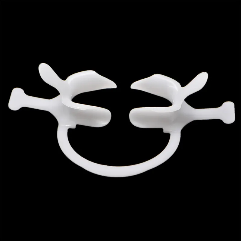 1 pc Orthodontic Dental Plastic Mouth Opener Cheek Retractor with Handle C shape Cheek Lip Retractor