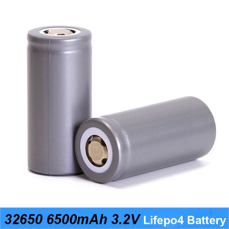 32650 battery charger 32650 lifepo4 3.2v 6500mah 33A 55A discharge  bike battery and screwdriver battery powered led lights a22