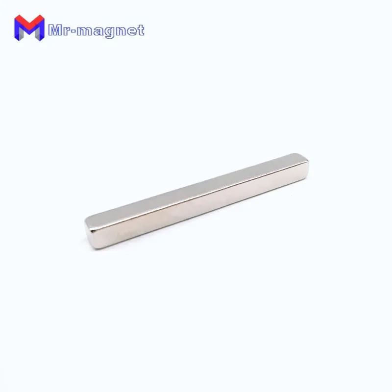 50Pcs N35 Strong Cuboid Block Magnet 40*5*5mm Rare Earth Neodymium Permanent Magnets 40mm x 5mm x 5mm High Performance Magnet