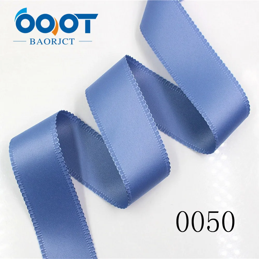 OOOT BAORJCT 181304 38mm 10 yard solid color bilateral flower ribbon Wedding decorative ribbons,gift wrap,DIY handmade materials