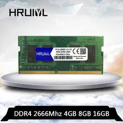 HRUIYL ddr 4 4GB 8GB 16GB ram 2666 2666V 2666mhz Laptop computer memory ddr4 PC4-2666 4G 8G 16G notebook memoria RAM sodimm