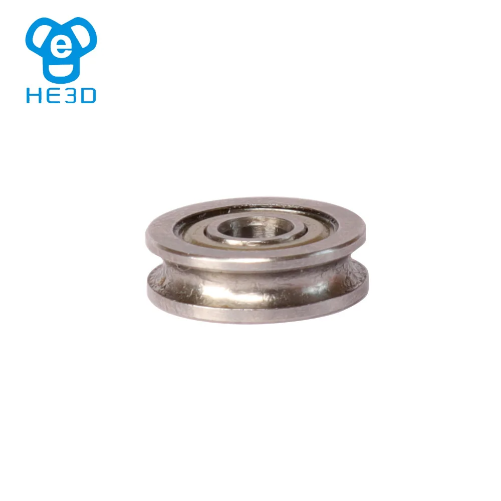 1Pcs/2pcs/5pcs HE3D U604ZZ walking guide rail bearing for 3D printer  U grove 4*13*4mm