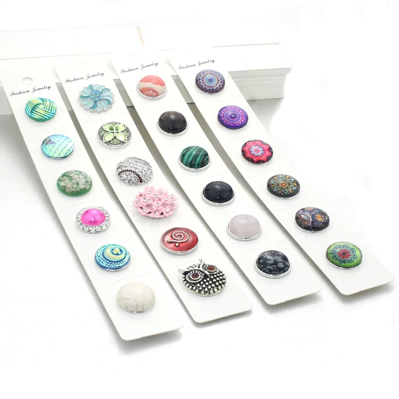 100pcs/lot 21*3cm Card Display For Snap Button Jewelry (fit18mm 20mm Snap) Oem, Odm 9173