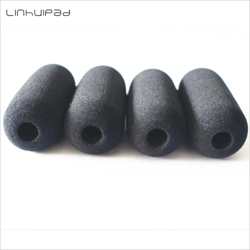 4pcs Aviation soft foam mic windscreen replacement sponge windshield for HMEC-25 HME100 HME110 HMEC-300 HMEC-400