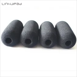 4pcs Aviation soft foam mic windscreen replacement sponge windshield for HMEC-25 HME100 HME110 HMEC-300 HMEC-400