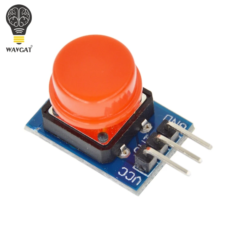 5PCS 12X12MM Big key module WAVGAT Big button module Light touch switch module with hat High level output for arduino