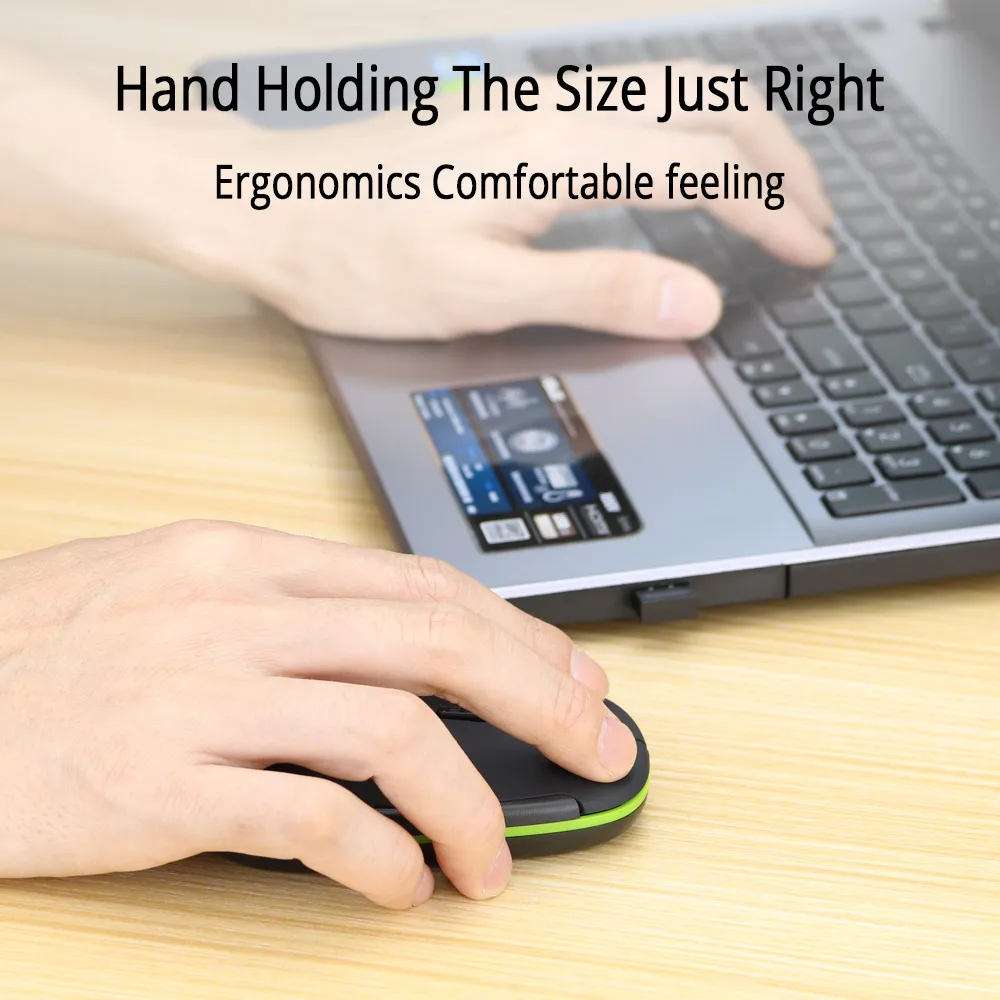 Chuột Chơi Game Không Dây 2.4G USB Game Thủ Chuột Cho Máy Tính Chơi Game PC Siêu Mỏng 3 Nút Chuột Quang 3D Con Lăn chuột Game Có Dây USB