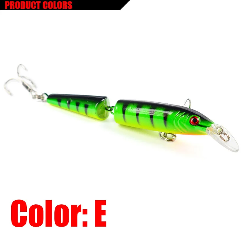 Señuelo Minnow wobbler 2 articulaciones para luciano - imagen 5