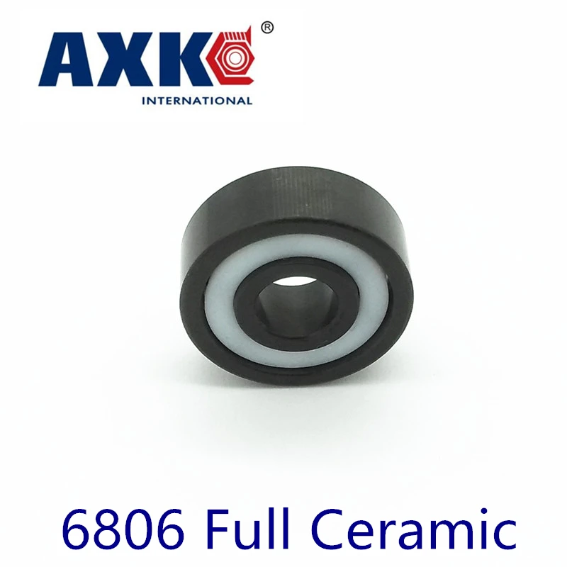 

2023 New Rodamientos Axk 6806 Full Ceramic Bearing ( 1 Pc ) 30*42*7 Mm Si3n4 Material 6806ce All Silicon Nitride Ball Bearings