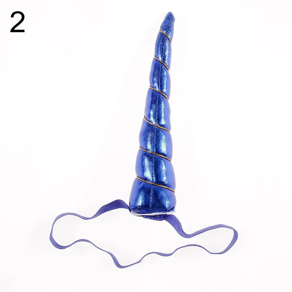 Nishine Einhorn Horn Stirnband Mädchen Feste Elastische Hairband Kinder Geburtstag Geschenk Party Foto Schießen Headwear Haar Accessoires
