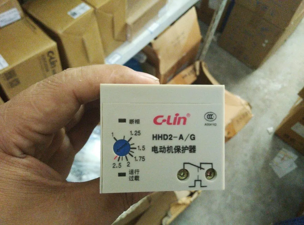 

Brand new original authentic C-Lin HHD2-A/G (1~2.5A) Passive Motor Motor Phase Loss Overload Protector AC380V