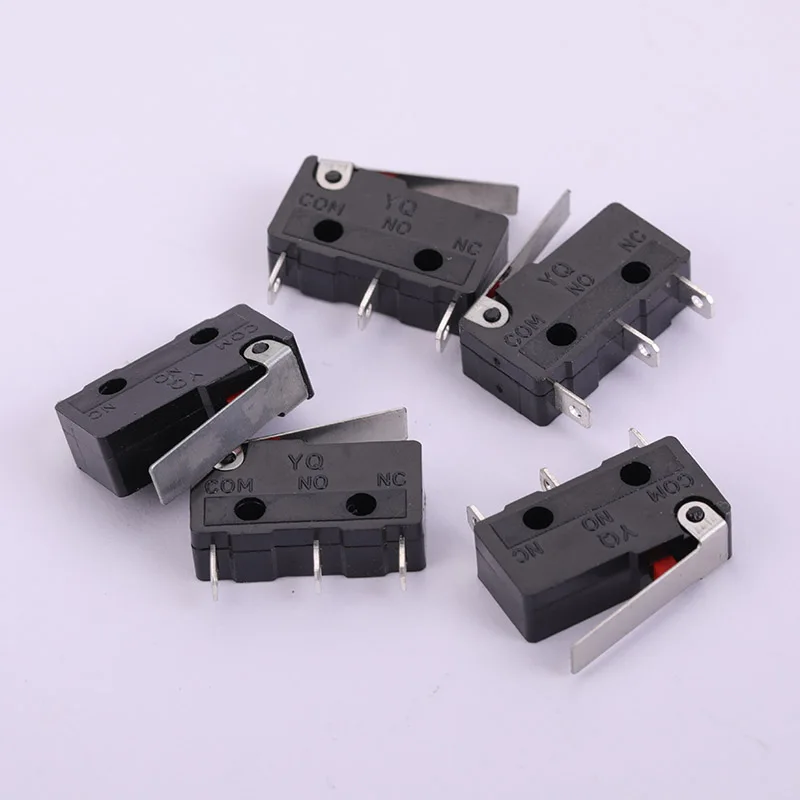 1 PCS Safe And Durable Micro Switch Straight Shank Triangle Switch Size 20mm * 11mm * 7mmCurrent 3A Micro Switch Position Switch