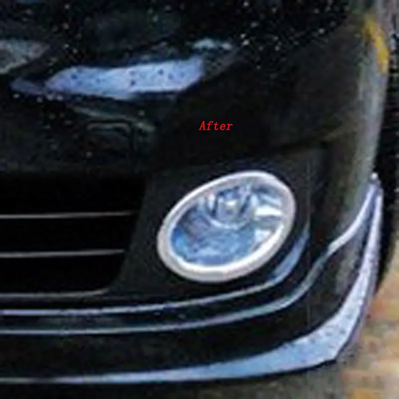 Abs كروم الجبهة الضباب ضوء إطار الزخرفية غطاء لنيسان Nv200 Evalia 2010 2013 2014 2015 2016 اكسسوارات السيارات التصميم 2 قطعة #6