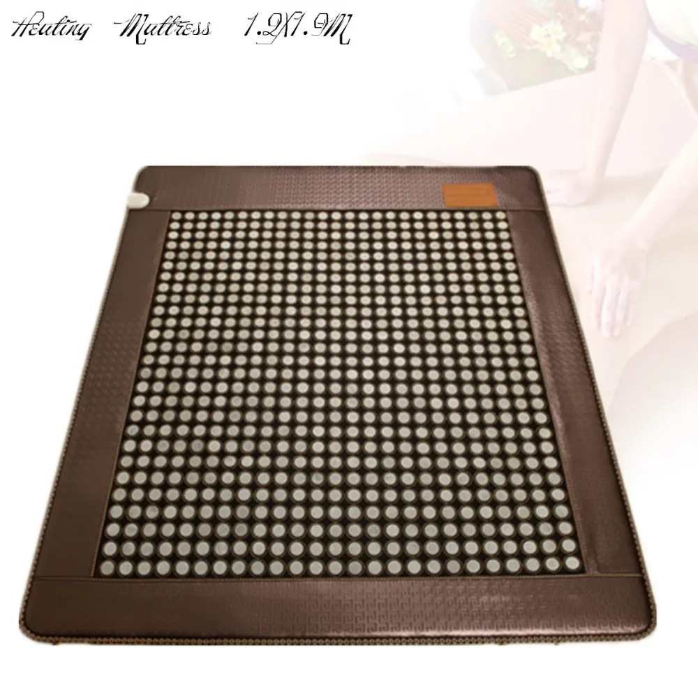 Hot Sale Free Shipping Natural jade mattress price Health Care Mat Infrared Heat 10-70 Celsius body care sleeping 1.2X1.9M