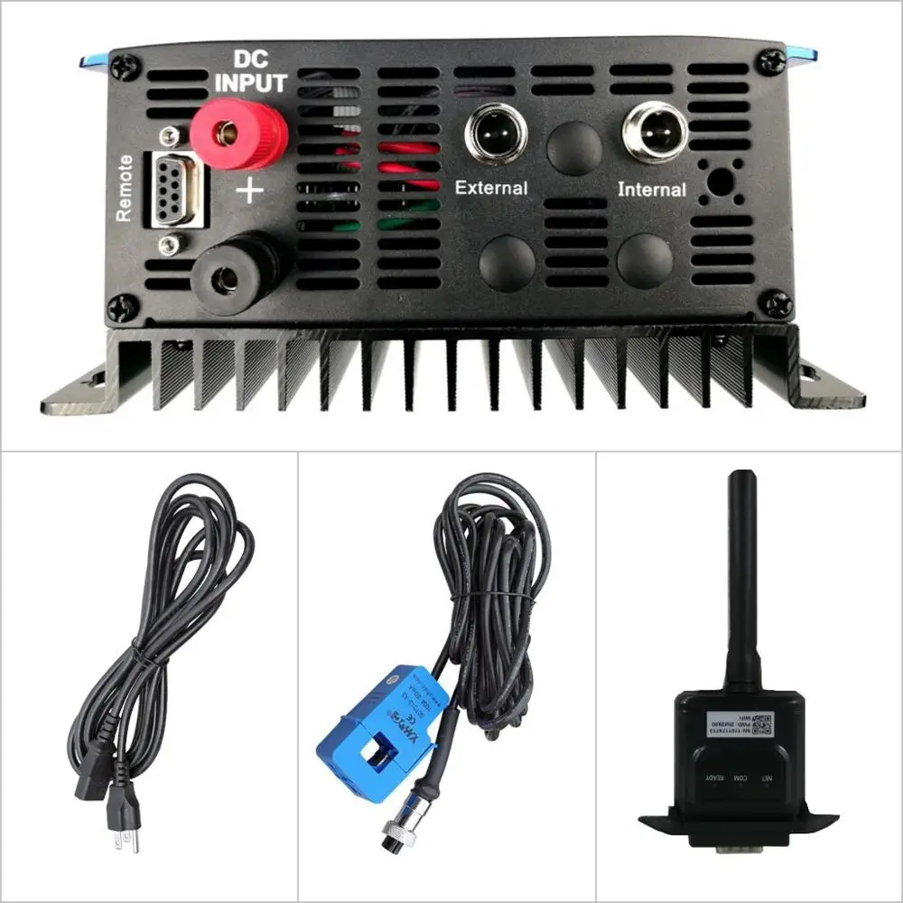 1000W Solar Grid Tie Inverter with Limiter for Solar Panels Battery Discharge Home on Grid Connected 1KW