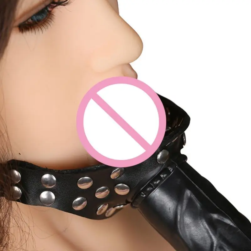 Strap On Face Dildo Mouth Penis Adjustable BDSM Adult Sex Toy For Women Couples High Quality