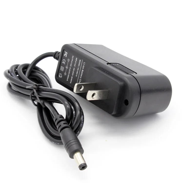 8.4 V Charger 7.4 v 1A 18650 Lithium Battery Charger DC 5.5 * 2.1 MM Power Adapter+ Free shipping