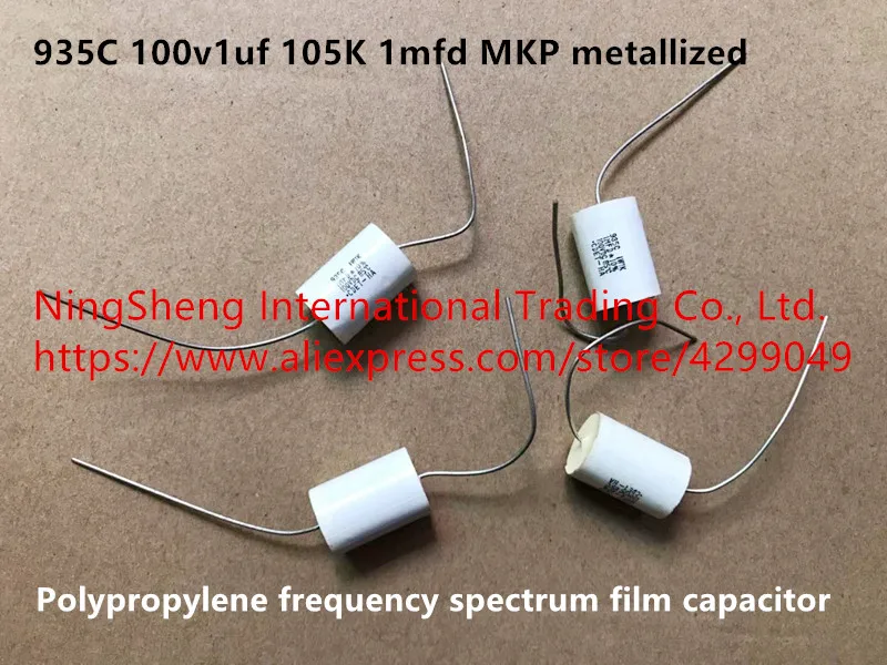 Original new 100% 935C 100v1uf 105K 1mfd MKP metallized polypropylene frequency spectrum film capacitor (Inductor)