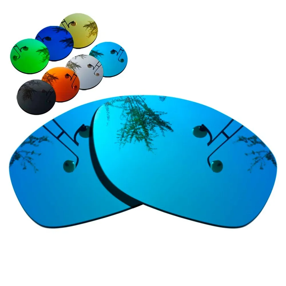 

100% Precisely Cut Polarized Replacement Lenses for Pit Bull Sunglasses Blue Mirrored Coating Color- Choices