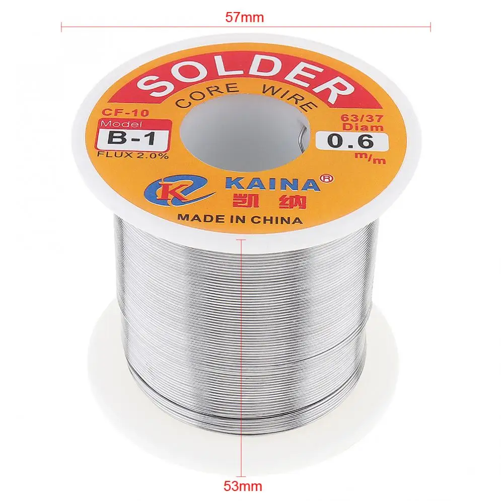 63/37 50g 100g FLUX 2.0% High Purity Solder Wire No Clean Melt Rosin Core Soldering Tin Lead Tin Wire 0.6/0.8/1/1.2/1.5/2.0mm