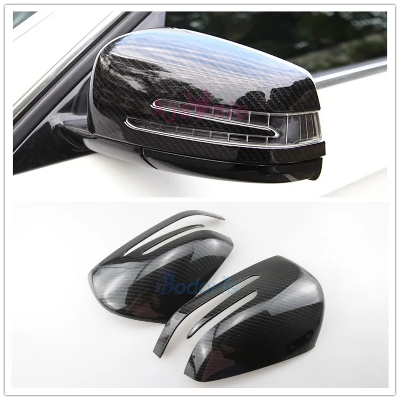 

Car Styling Carbon Fiber Color Rearview Mirror Cover Overlay For Mercedes Benz AMG W166 C292 X166 GLE Wagon Coupe GL Accessories