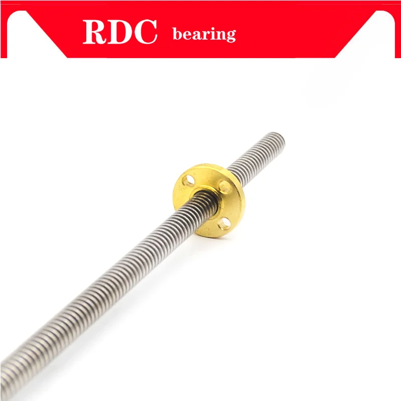 NEW Lead Screw 8MM Thread 8mm T 3D Printer & CNC THSL-500-8D Length 100/200/300/400/500/600mm T-type Stepper Motor Trapezoidal