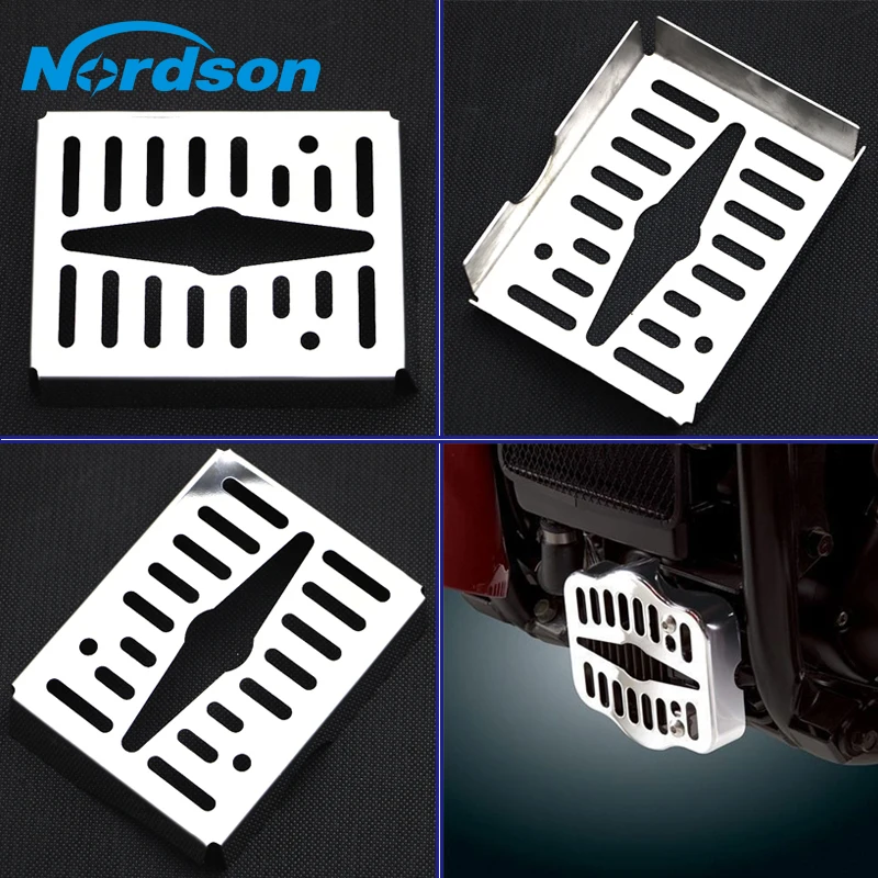 

Nordson Motorcycle Blade Polished Stainless Rectifier Grill Guard Protector For Kawasaki Vulcan VN 900 Custom 2006-2016