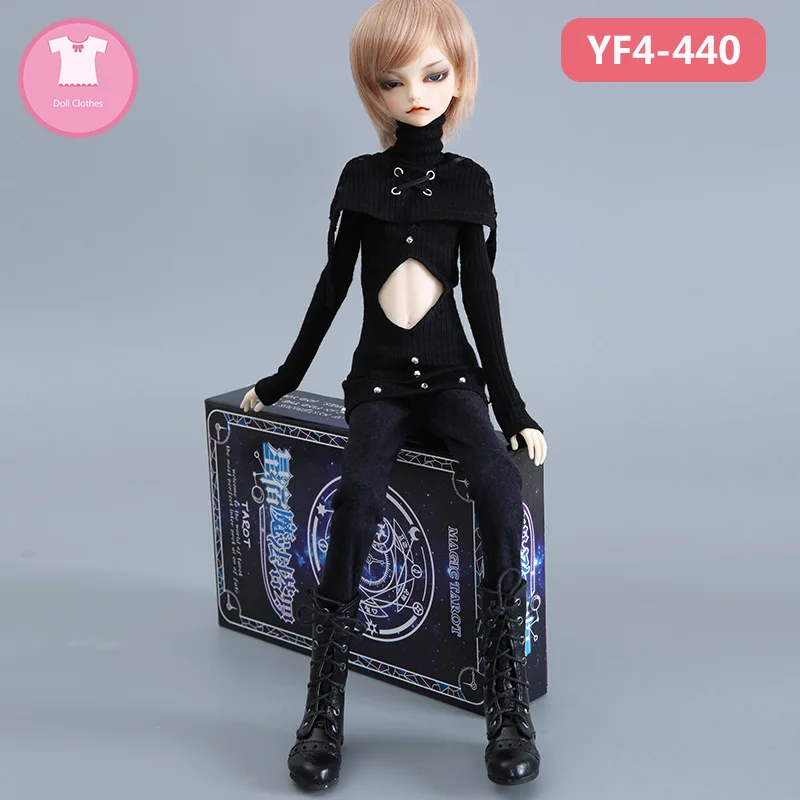 BJD Clothes 1/4 Doll Body For MSD Boy Black Dress For DC Hugh Toy Doll Accessories