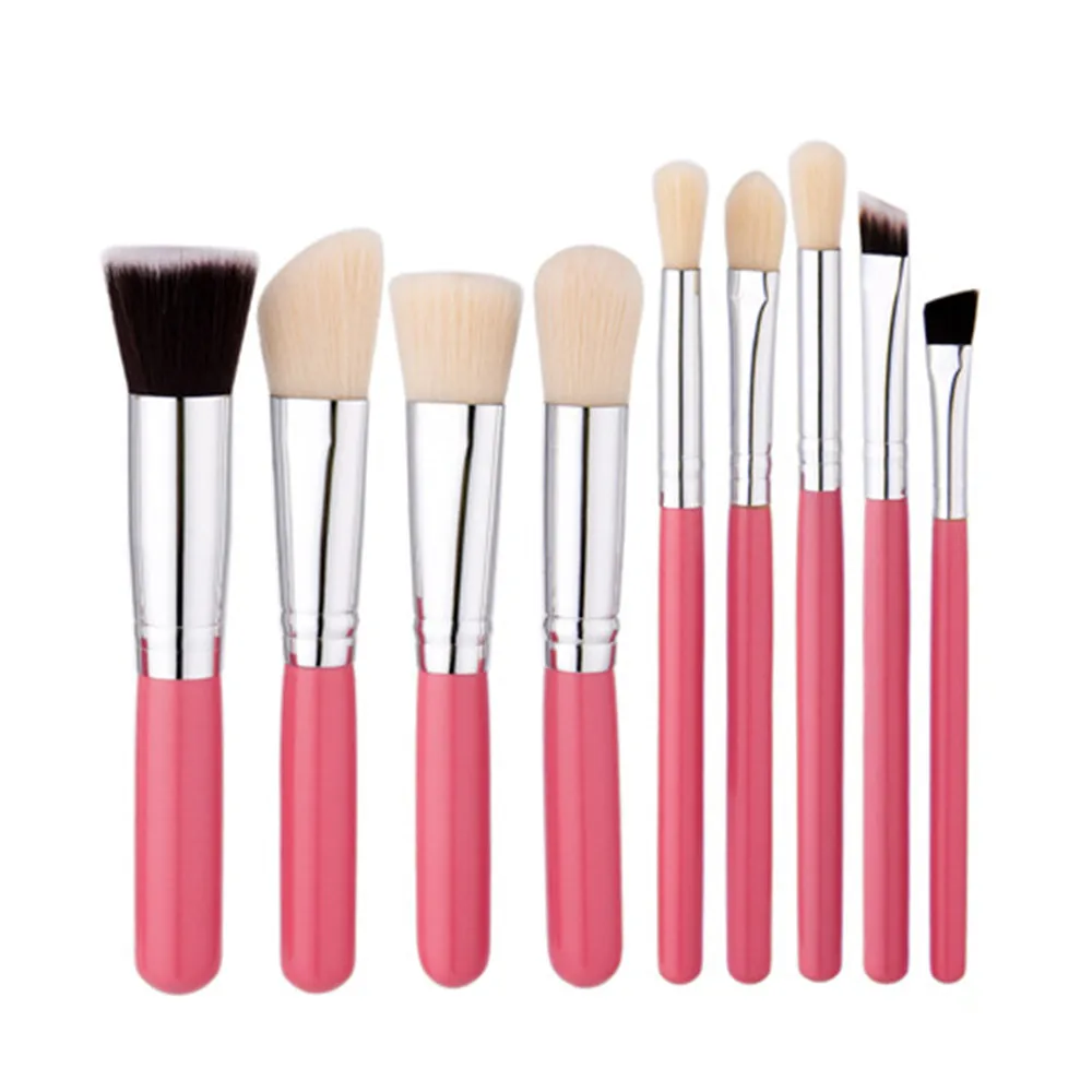 8pcs Professional Makeup Brushes Set Foundation Powder Eyeshadow Eyeliner Lip Brush Tool Blending Brush Set Tool Kit