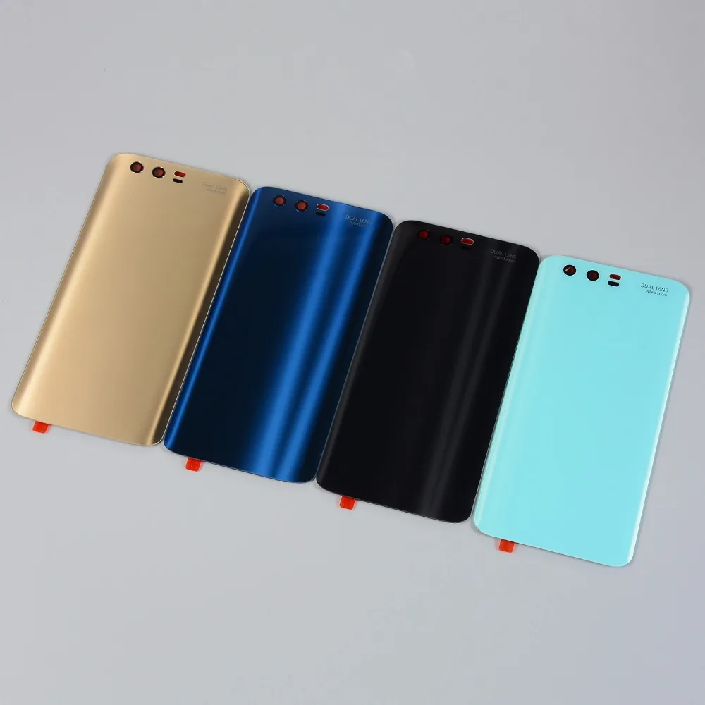 For HUAWEI Honor 9 Back Case+Adhesive Sticker Glass Panel Battery Cover Replacement Door Rear Housing For Huawei honor9