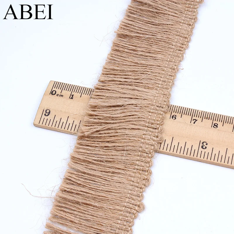 2yards Jute Lace Natural Hemp DIY Home Wedding Party Decors Gift Box Wrapping Burlap Ribbon Tape Handmade Crafts Material