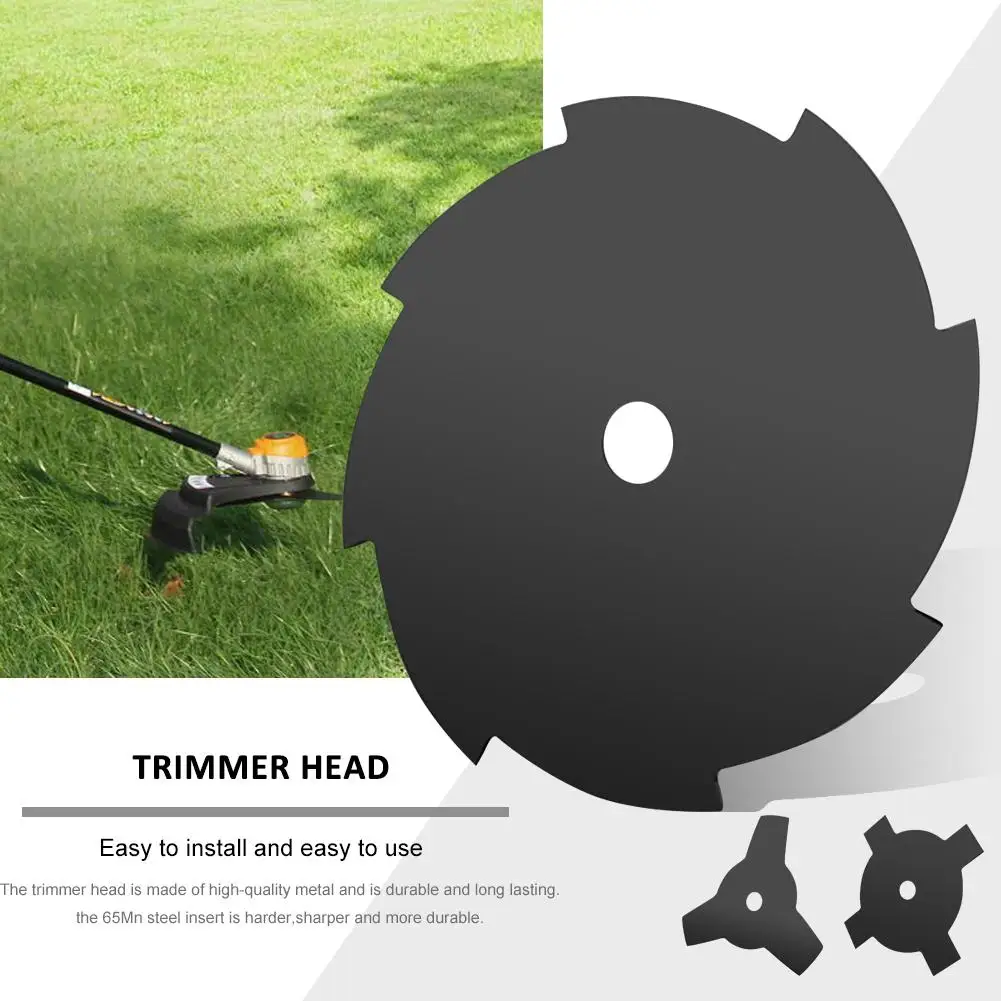 Imagem -06 - Cortador de Serra Cortador Grama Erva Daninha Máquina Dentes Weeder Disco Escova Cortador Trimmer Aço Tungstênio com 20 mm Arruela Caramanchão