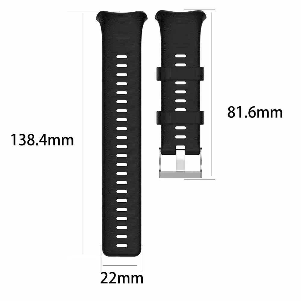 AKBNSTED For Polar Vantage V Soft Silicone Smart Watch Band Strap Bracelet Replacement New Wristband For Polar Vantage V Watch