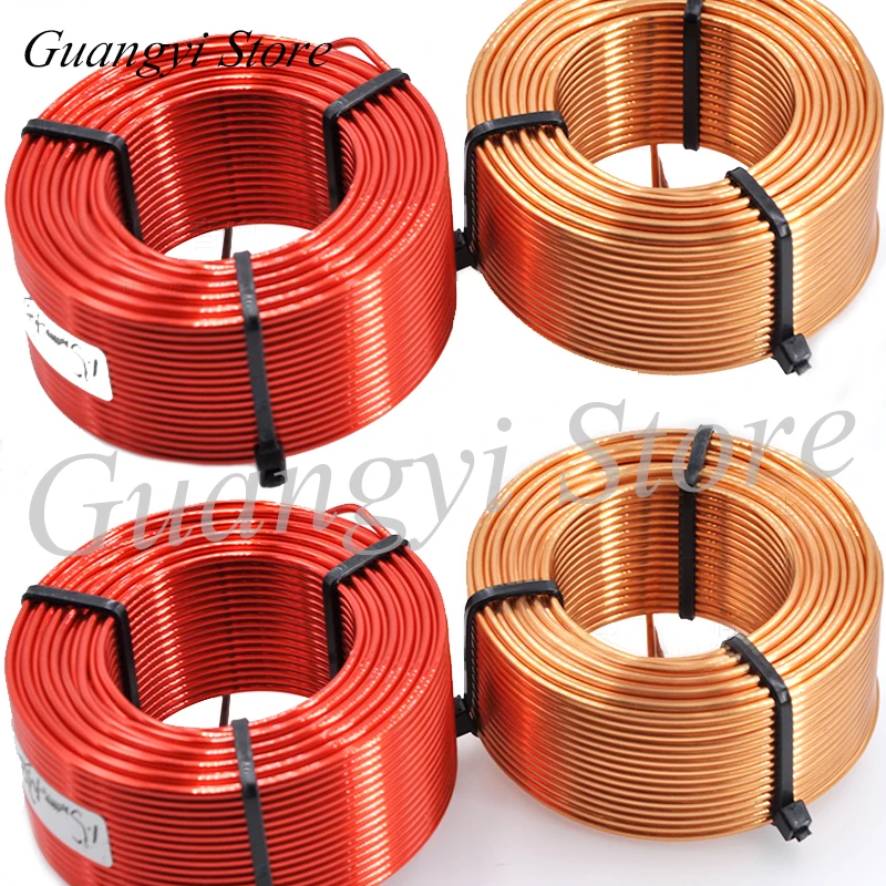 스피커 주파수 분배기 인덕턴스 코일, 에어 코어 인덕턴스, 무산소 구리 코일, 맞춤형 임의 사양, 1.2mm