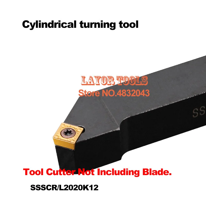 SSSCR2020K12 20*20mm Metal Lathe Cutting Tools Lathe Machine CNC Turning Tools External Turning Tool Holder S-Type SSSCR /L