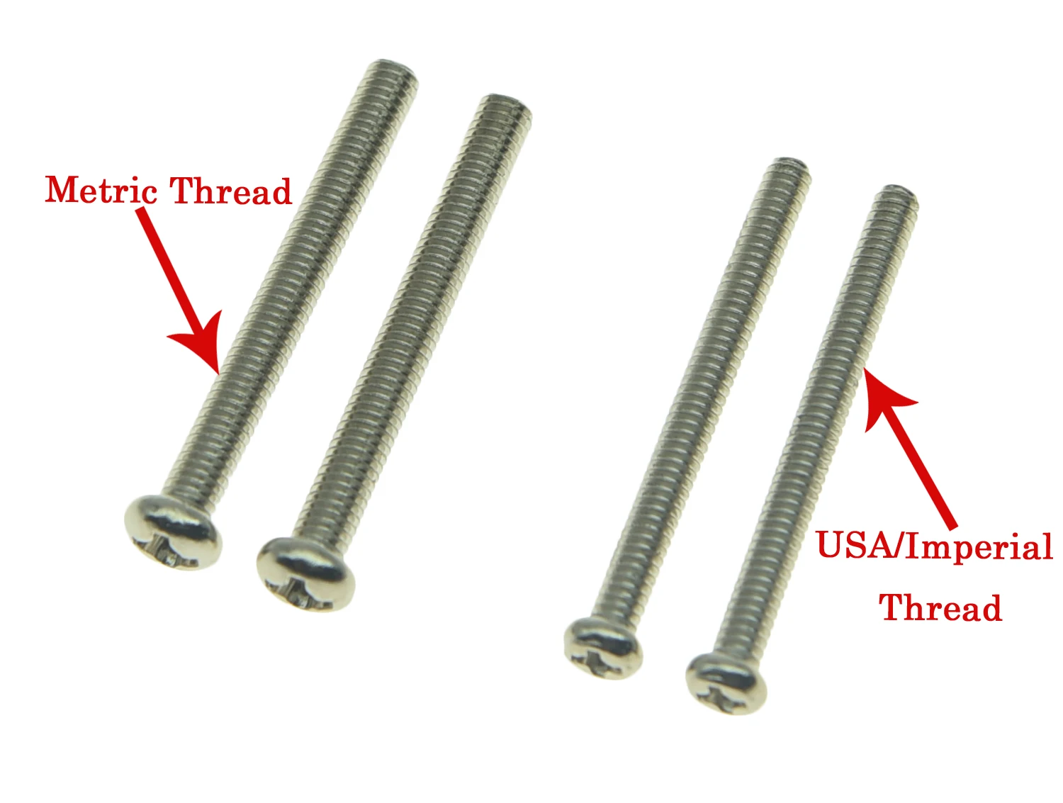 Dopro USA size Humbucker Pickup Height Screws Pickup Ring Surround Frame Mounting Screws for Gibson/EMG/Seymour Duncan