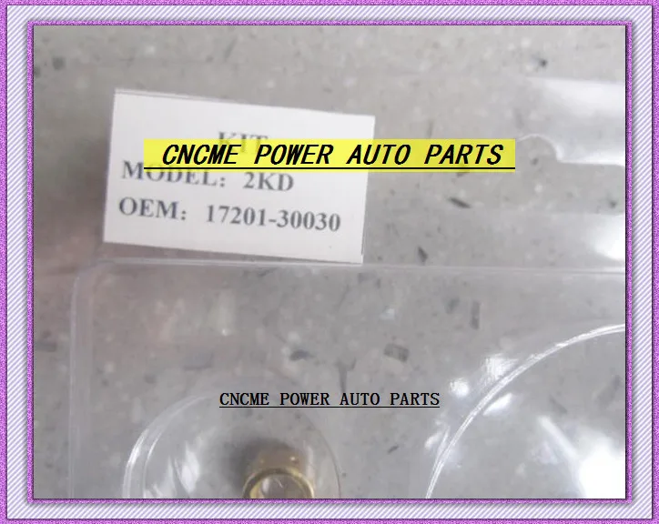 TURBO Repair Kit rebuild Kits Oil cooled Turbocharger CT16 17201-30030 For Toyota Hiace Hilux 2.5L D4D 2001- 2KD 2KD-FTV 102HP