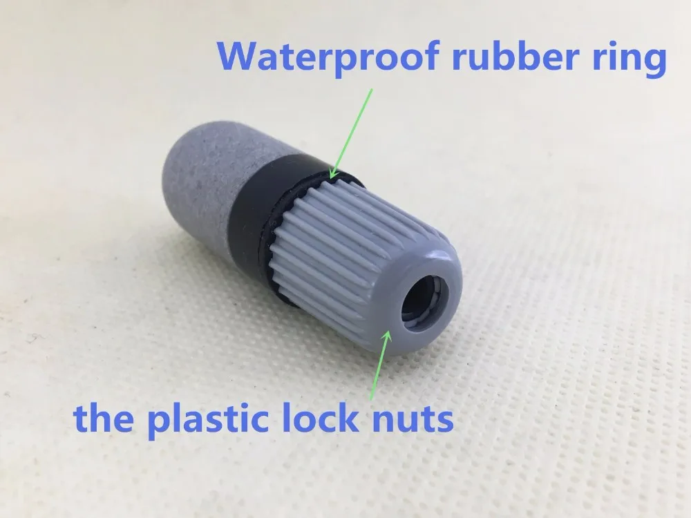 50pcs/lot Temperature and humidity Waterproof Dustproof ABS plastic lock nuts Mini Suite house for SHT11 SHT21 SHT71 SHT31