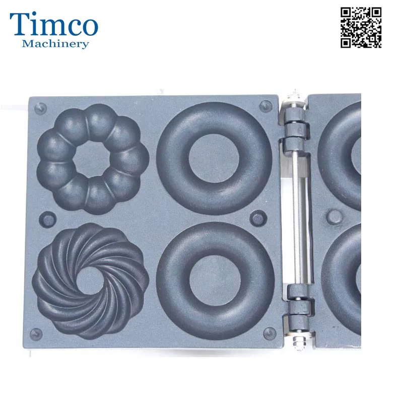 آلة صنع الكعك TIMCO 3 أشكال مختلفة صانع الدونات الكهربائية على شكل كرة زهر