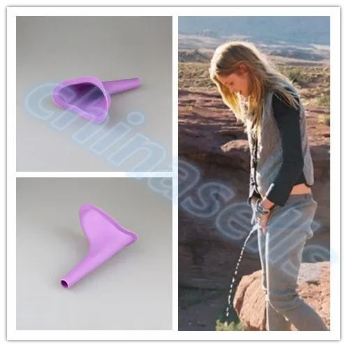 Women Urinal Travel kit Outdoor Camping Soft Silicone Urination Device Stand Up & Pee Female Urinal Toilet