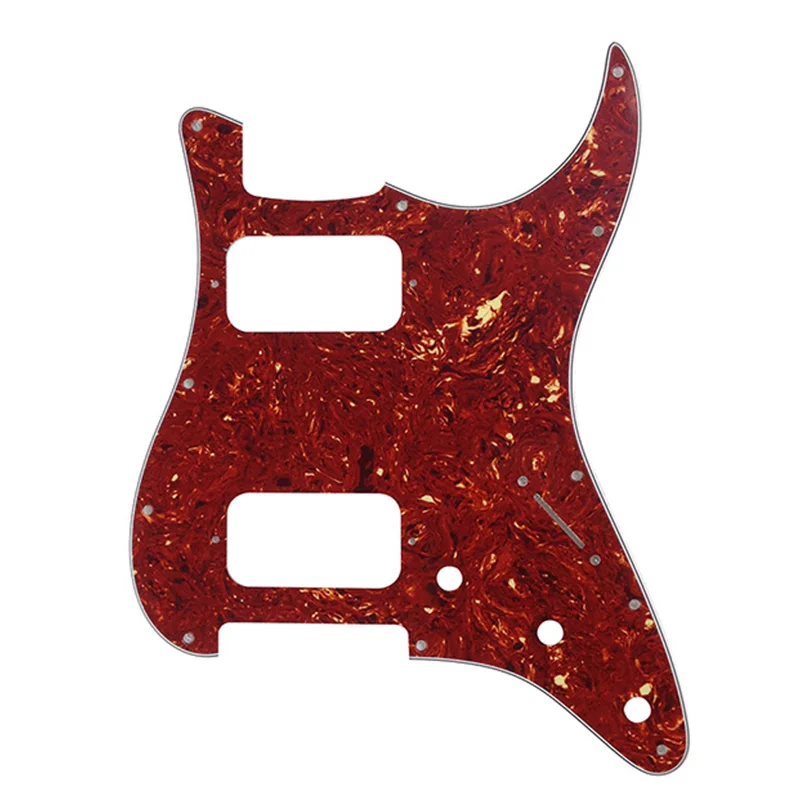 Pleroo Custom Guitar Parts - For 72\' 11 Screw Hole Standard St HH Humbuckers Pickups Guitar Pickguard Scratch Plate