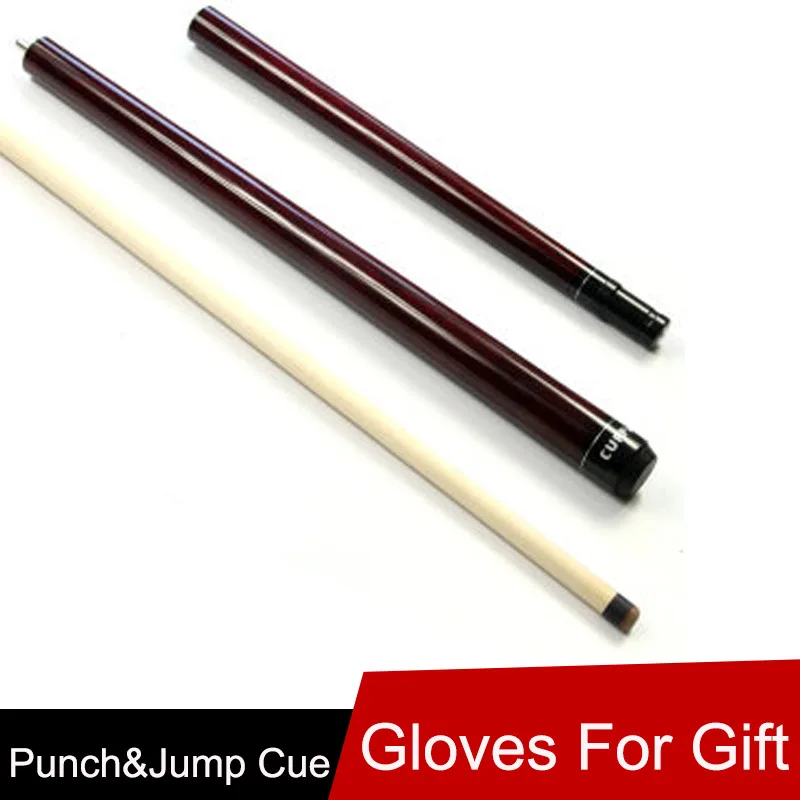 New Cuppa Pool Jump Cue 13.5mm Black Bakelite Tips Punch & Jump Cues Red/Black Colors China