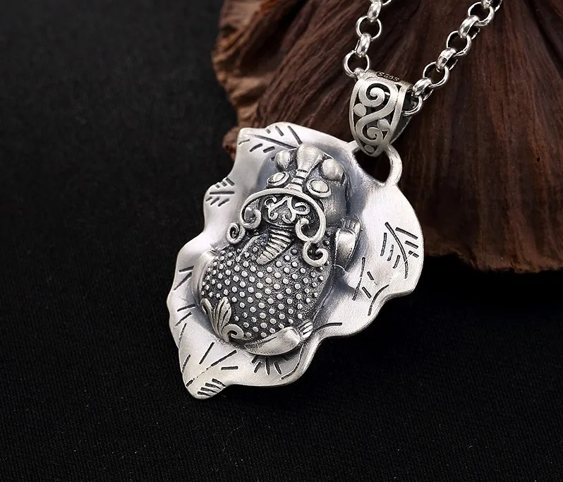 

925 Silver Retro Men and Women are Pendant Free Shipping